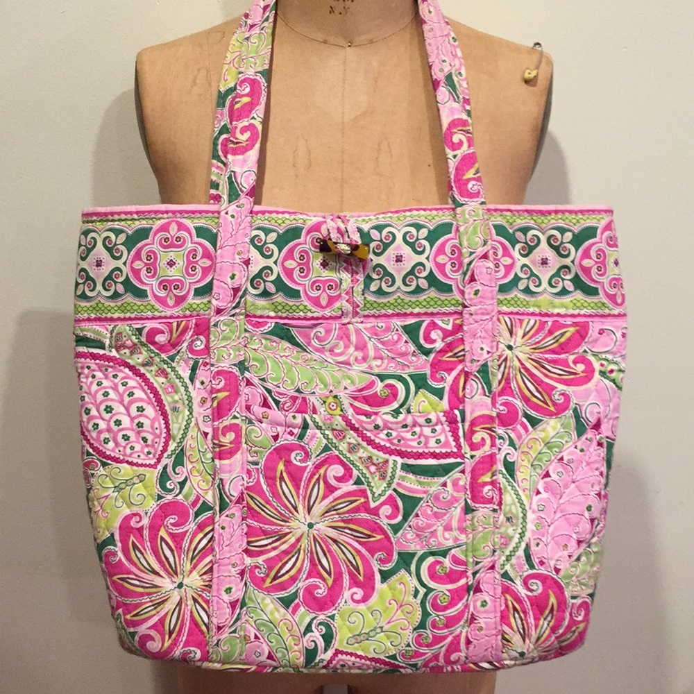Vera Bradley Large Quilted Tote
